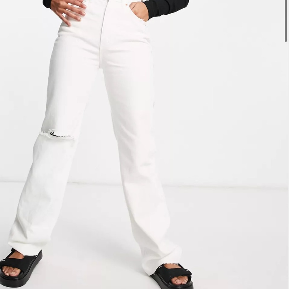 Pull & Bear White Jeans